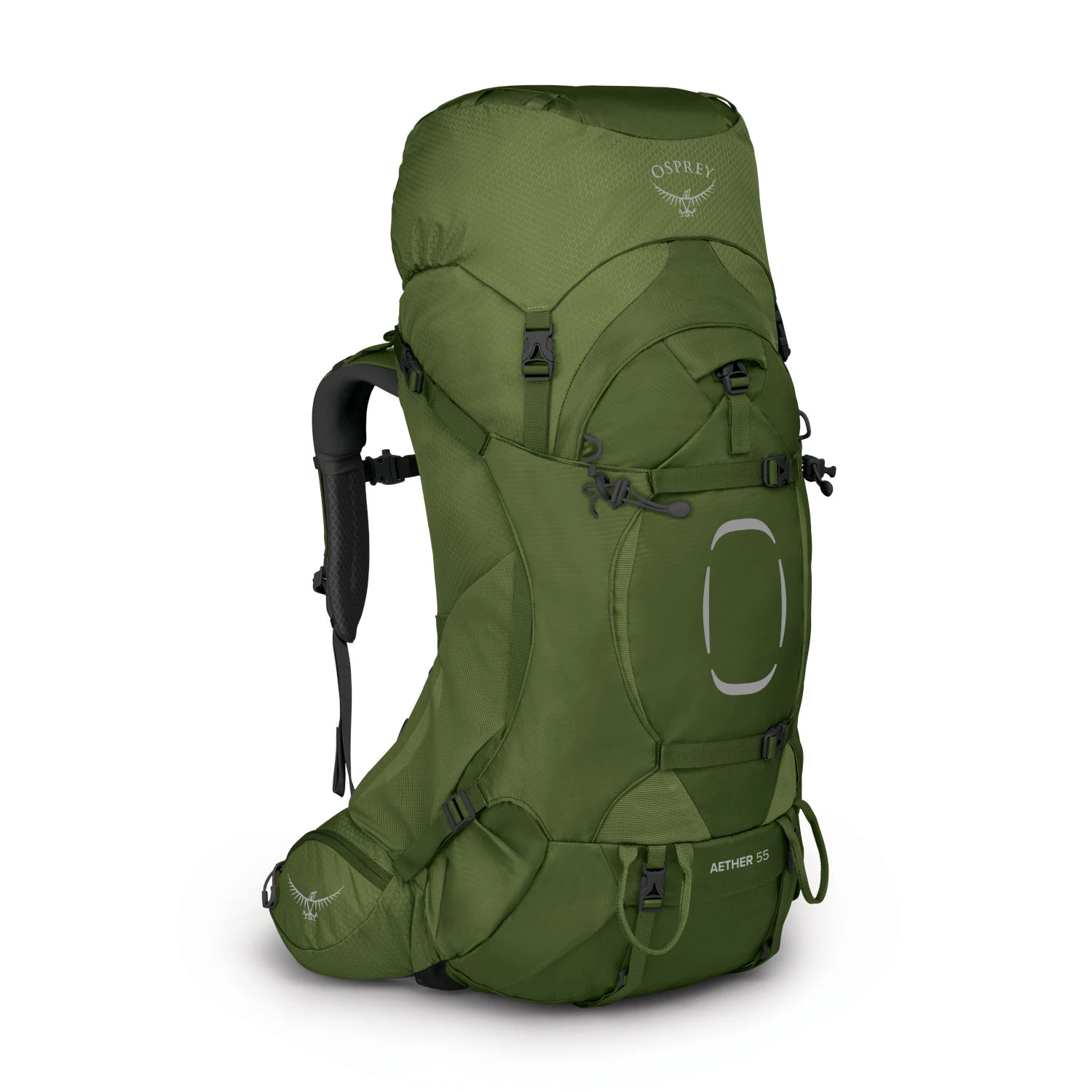 Osprey Aether 55 Backpack - Garlic Mustard Green 3 Osprey Aether 55 Backpack - Garlic Mustard Green
