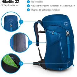 Osprey Hikelite 32 Backpack 21 Osprey Hikelite 32 Backpack -Osprey iview 5033115 002 pic5