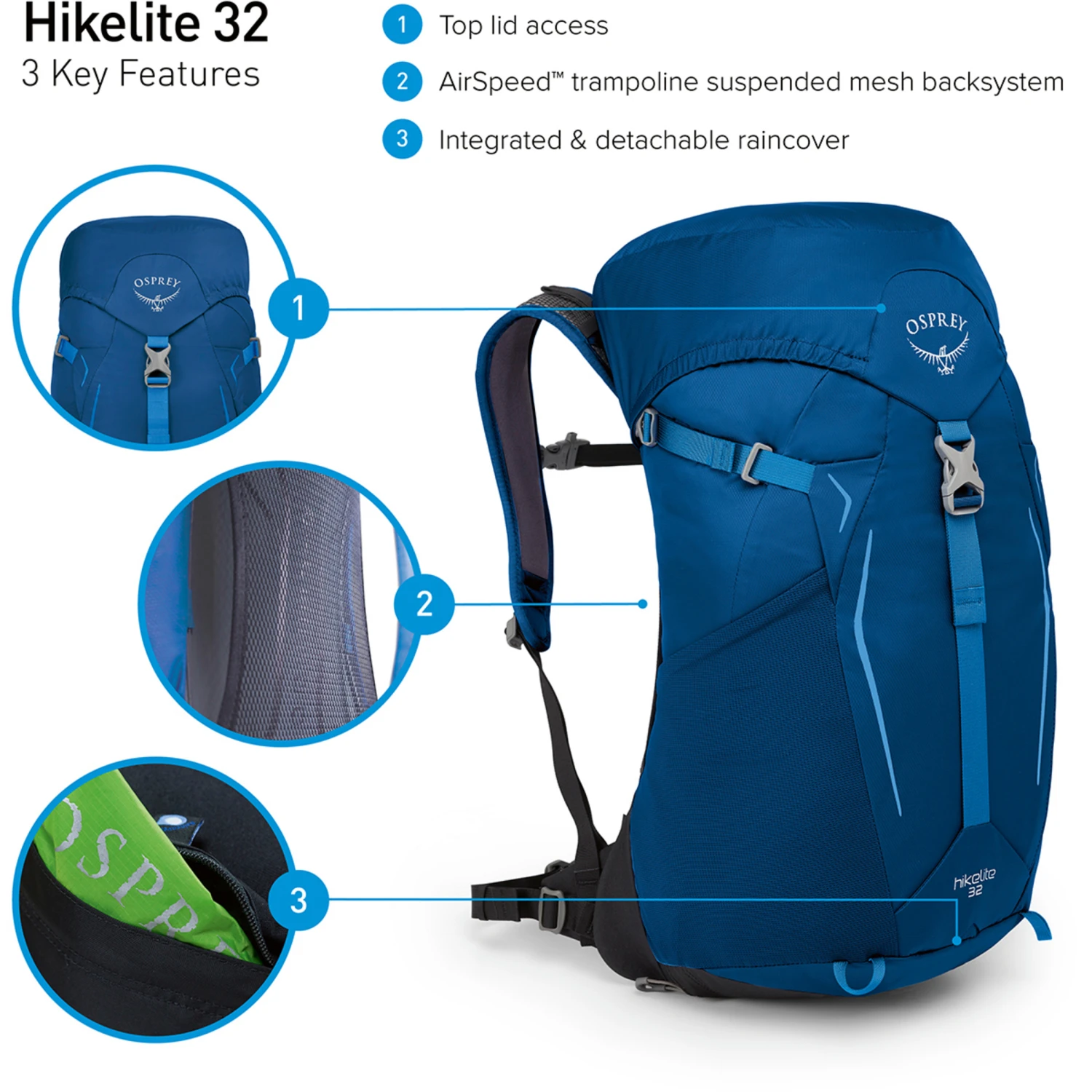 Osprey Hikelite 32 Backpack 12 Osprey Hikelite 32 Backpack - Image 10