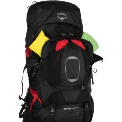Osprey Aether Plus 100 Backpack - Black - L/XL -Osprey osprey aether plus 100 backpack black 4 986427