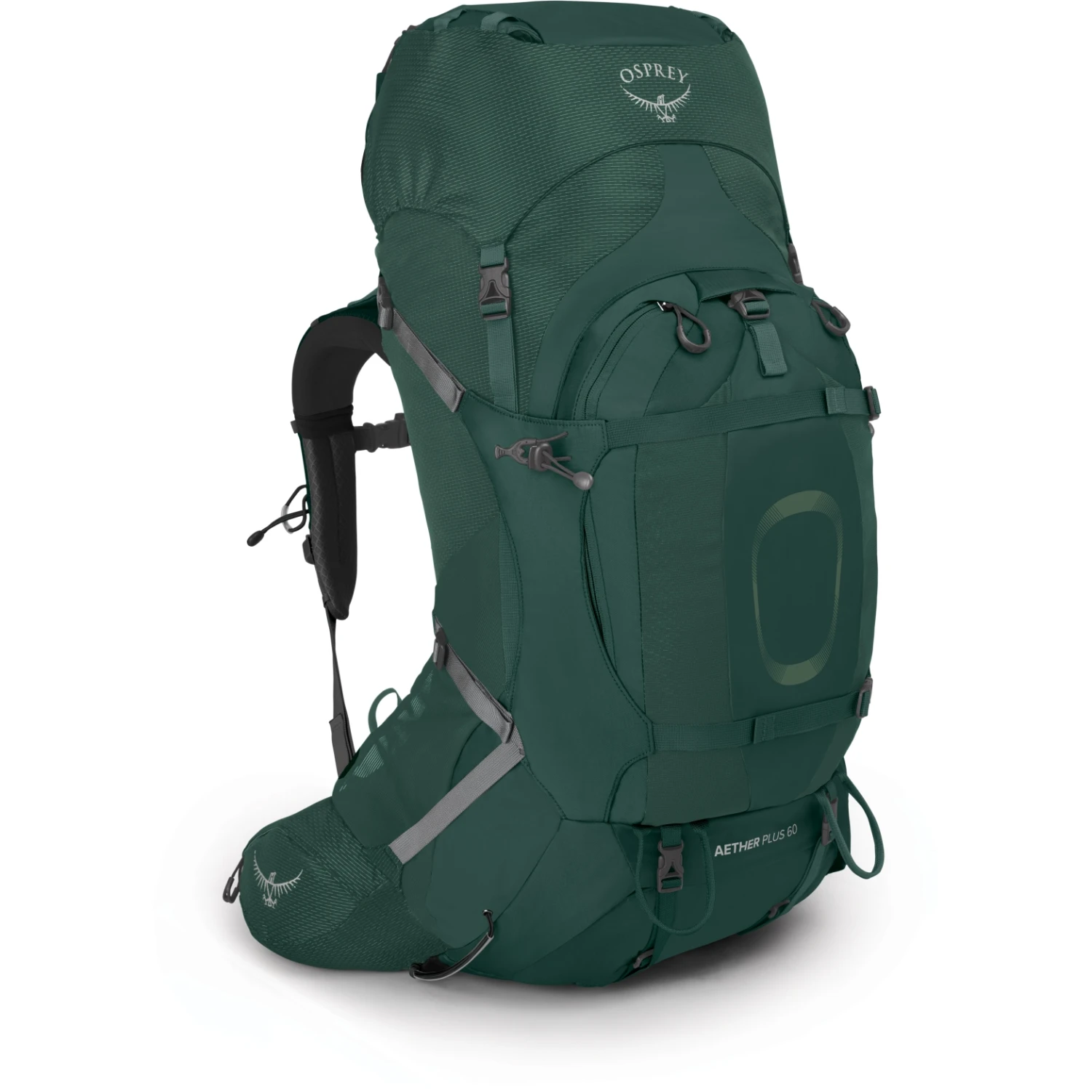 Osprey Aether Plus 60 Backpack - Axo Green - L/XL 3 Osprey Aether Plus 60 Backpack - Axo Green - L/XL