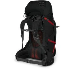 Osprey Aether Plus 70 Backpack - Black -Osprey osprey aether plus 70 backpack black 3 986478