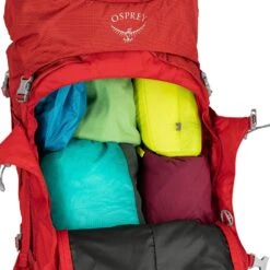 Osprey Ariel Plus 70 Women's Backpack - Carnelian Red -Osprey osprey ariel plus 70 women backpack carnelian red 9 986503