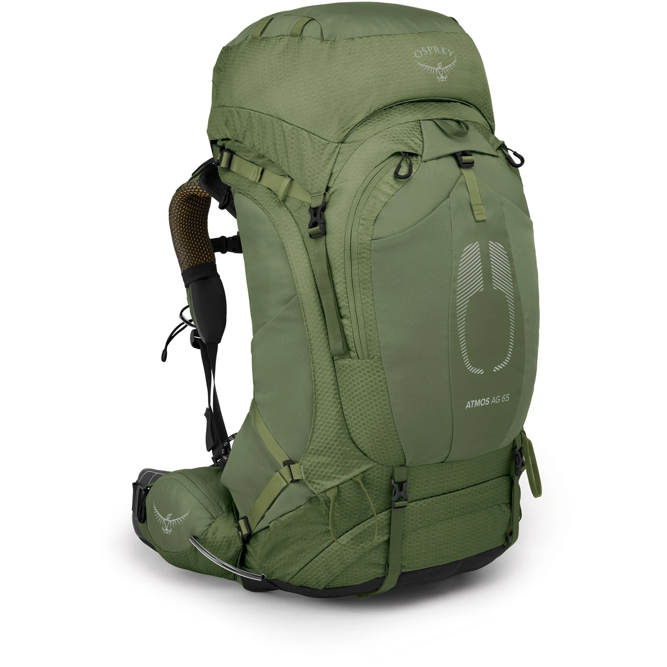 Osprey Atmos AG 65 Backpack - Mythical Green - L/XL 3 Osprey Atmos AG 65 Backpack - Mythical Green - L/XL