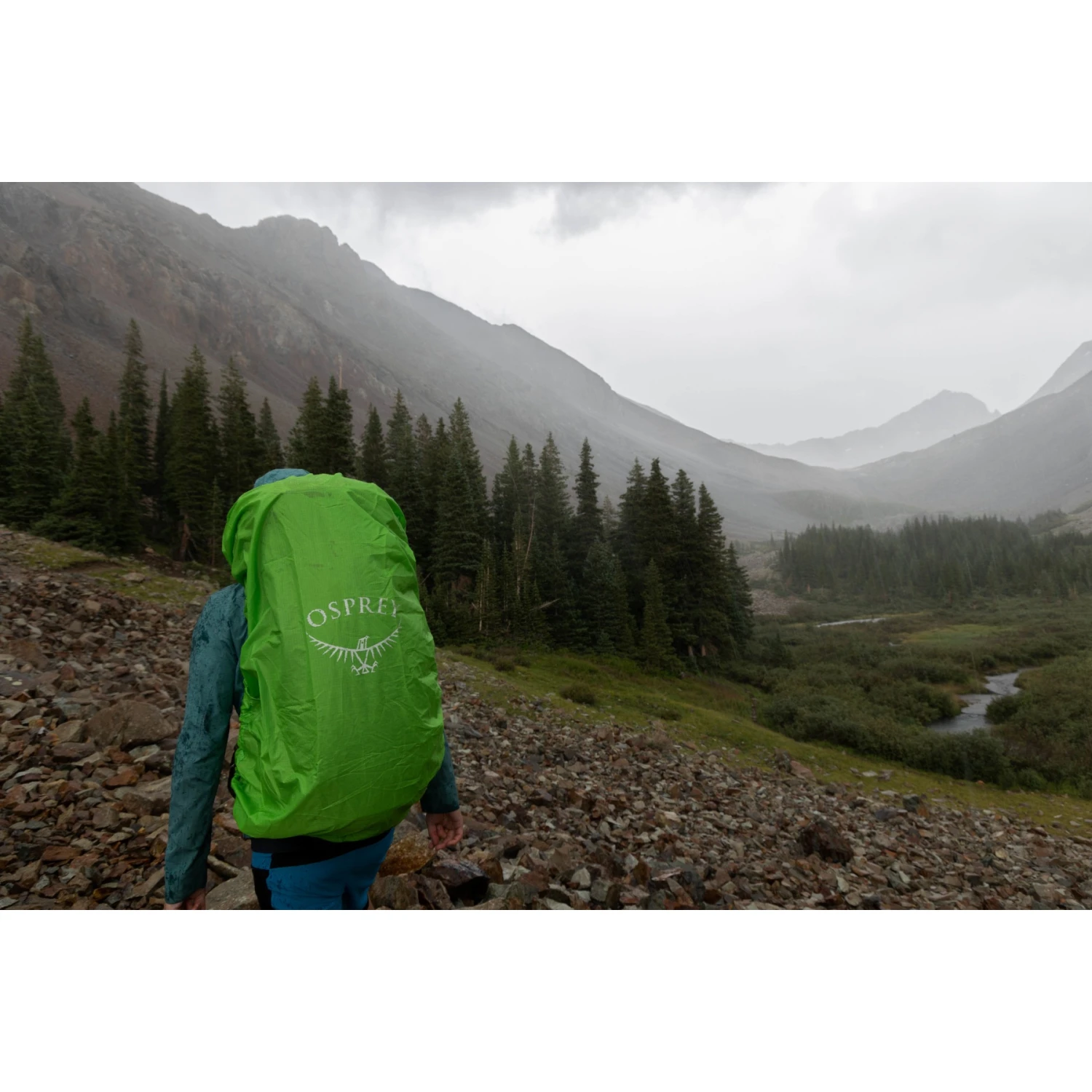 Osprey High-Vis Raincover - XS - Limon 6 Osprey High-Vis Raincover - XS - Limon - Image 4