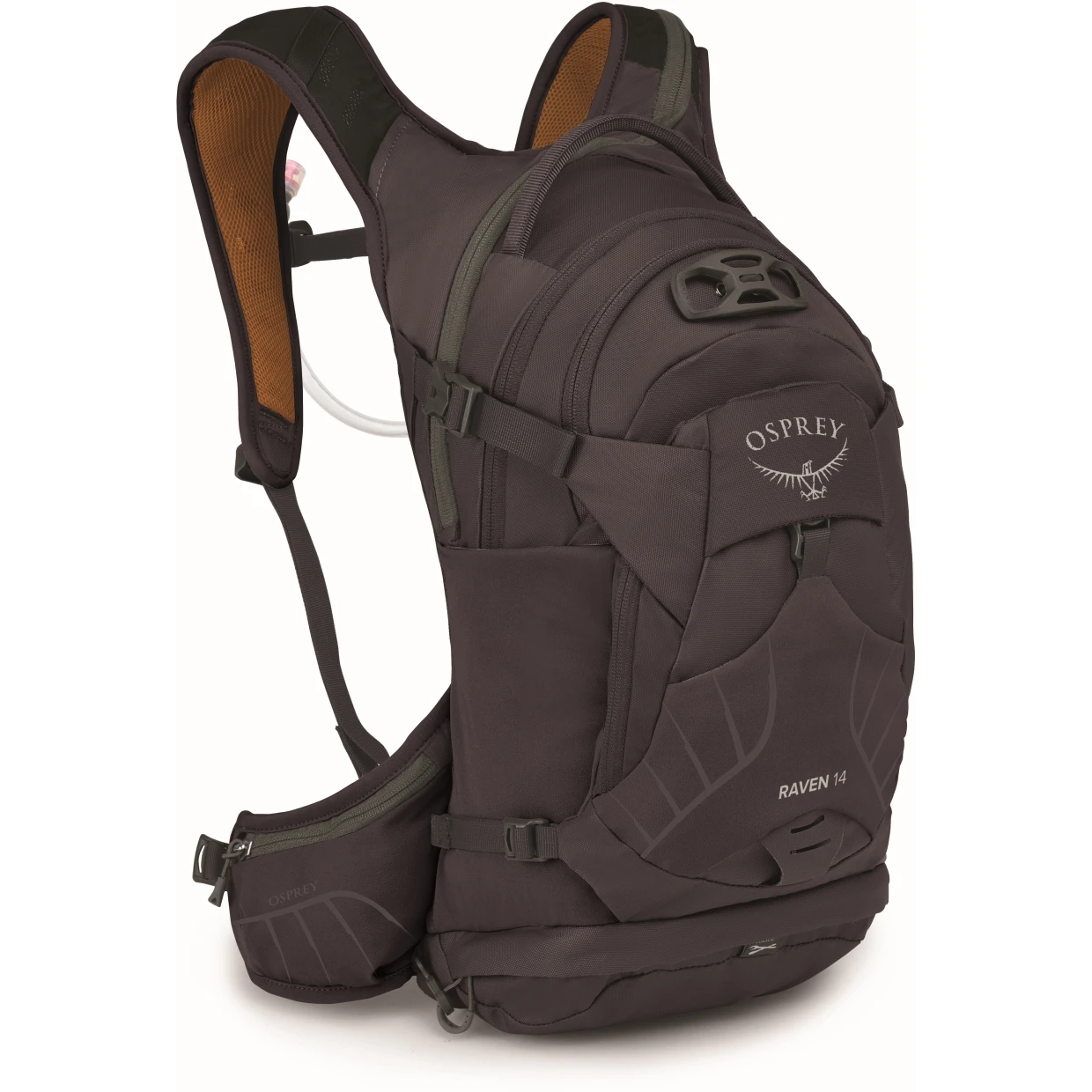 Osprey Raven 14 Women's Backpack + Hydration Bladder - Space Travel Grey 3 Osprey Raven 14 Women's Backpack + Hydration Bladder - Space Travel Grey