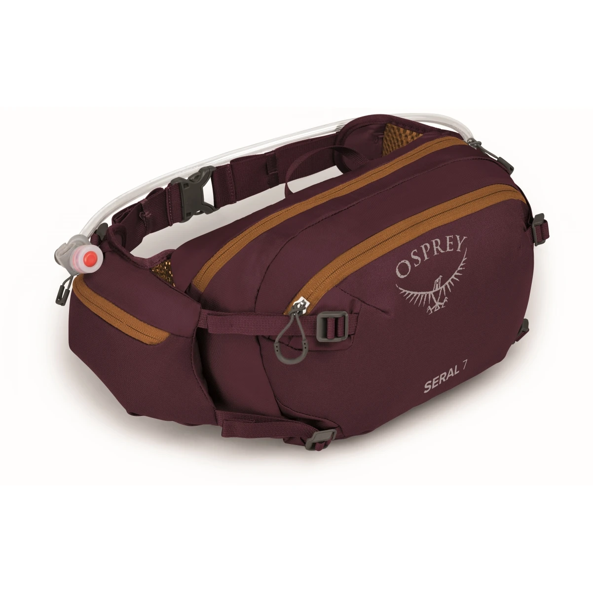 Osprey Seral 7 Waist Pack + Hydration Bladder - Aprium Purple 3 Osprey Seral 7 Waist Pack + Hydration Bladder - Aprium Purple