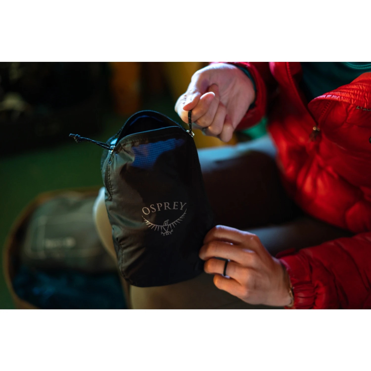 Osprey Ultralight Packing Cube Medium - Black 9 Osprey Ultralight Packing Cube Medium - Black - Image 7