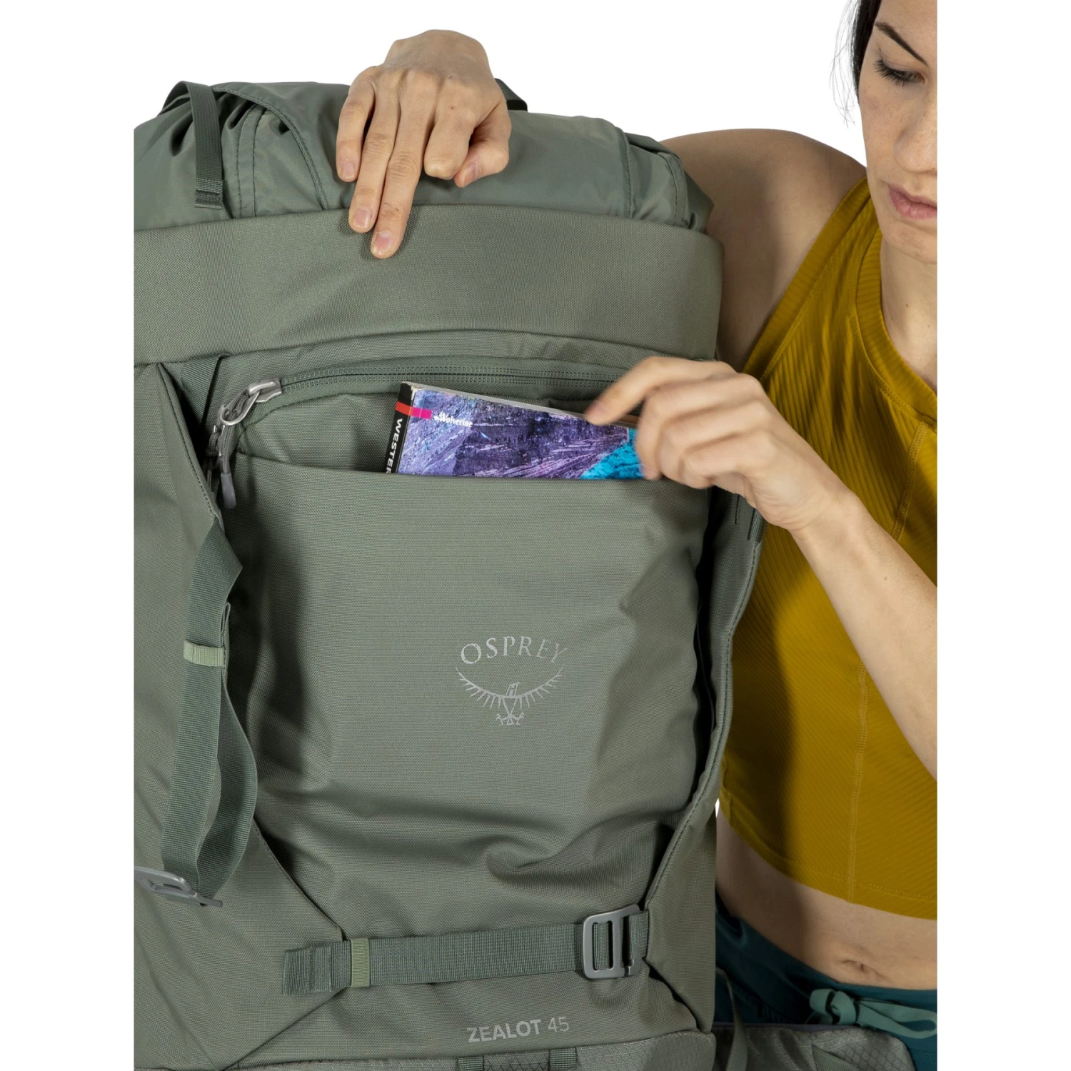 Osprey Zealot 45 Backpack - Rocky Brook Green - S/M 11 Osprey Zealot 45 Backpack - Rocky Brook Green - S/M - Image 9